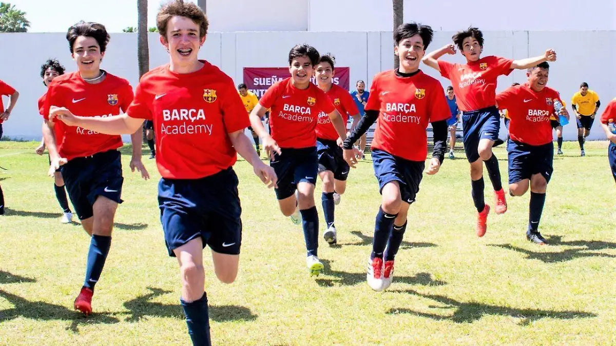 Clínica de Fútbol del Barcelona de España 1